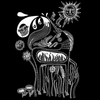 UNICORN DOODLE BLACK ORGANIC COTTON T-SHIRT