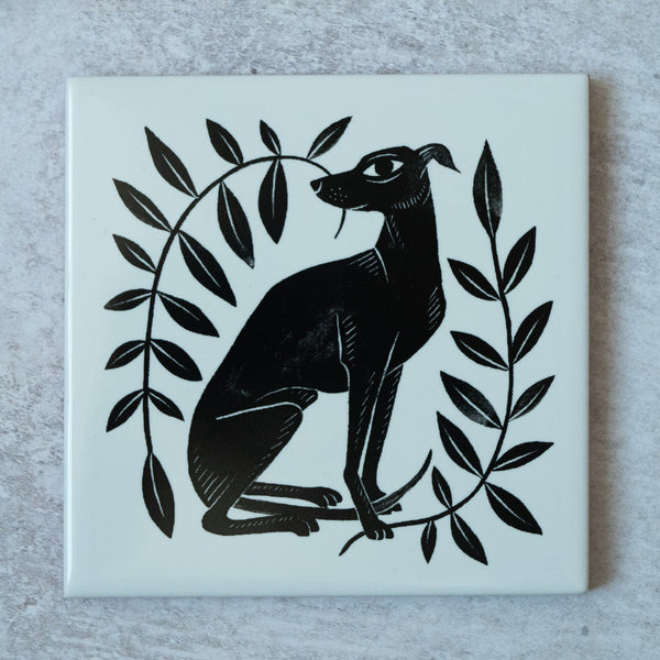 Tile card - dog