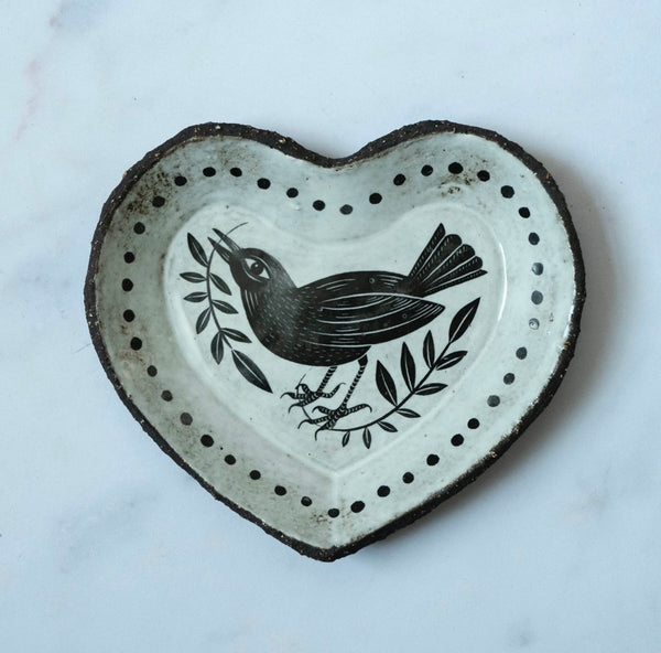 Love bird trinket dish